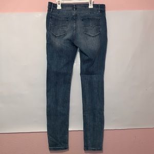 New York & Company Jeans - Soho Jeans with White flower design New York & Company Jeans - Soho Jeans with White flower design